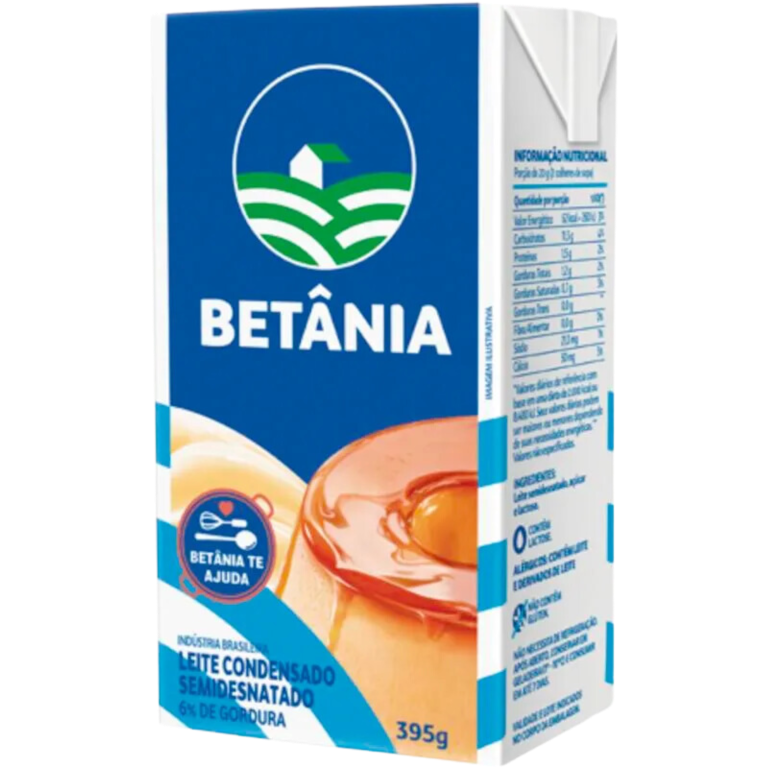 LEITE CONDENSADO BETANIA 27X395G