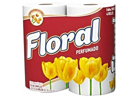 PAPEL HIG FLORAL 16X4X30MTS PERFUMADO