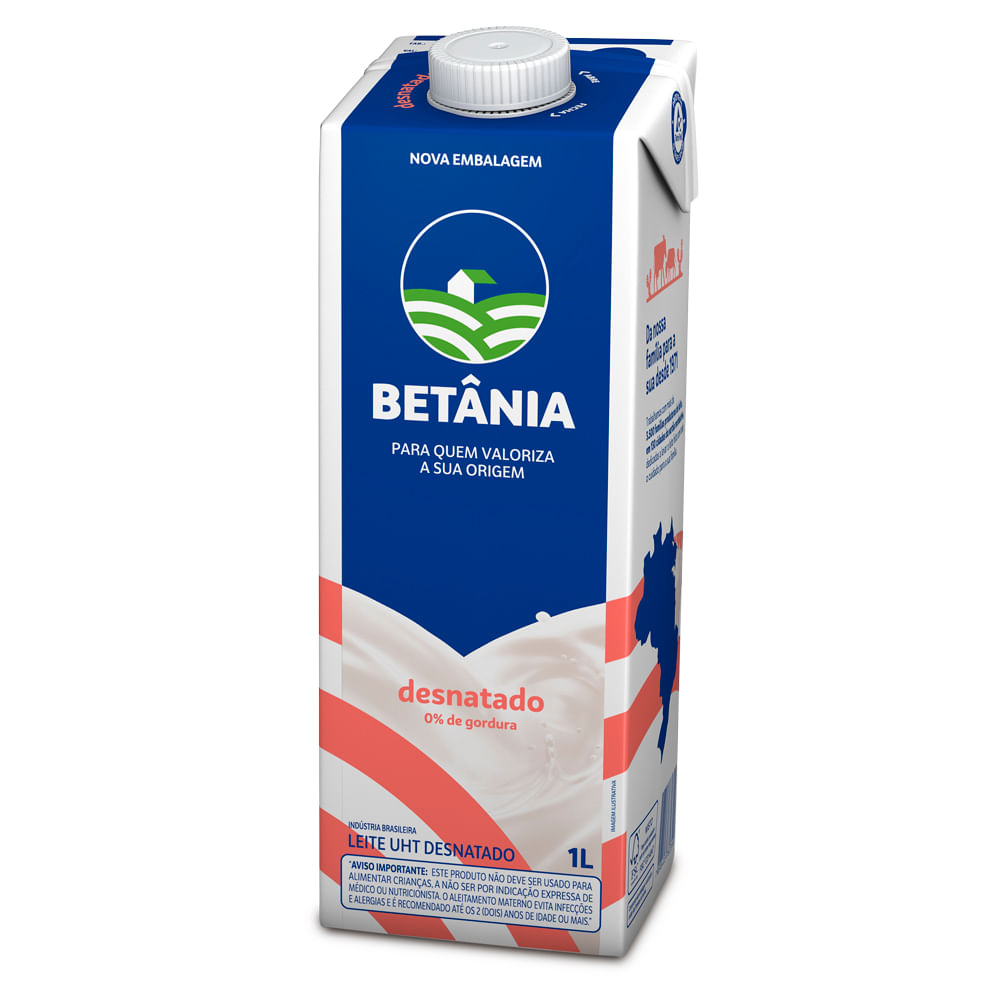 LEITE UHT SEMI DESNATADO LIGHT BETANIA 12X1000ML