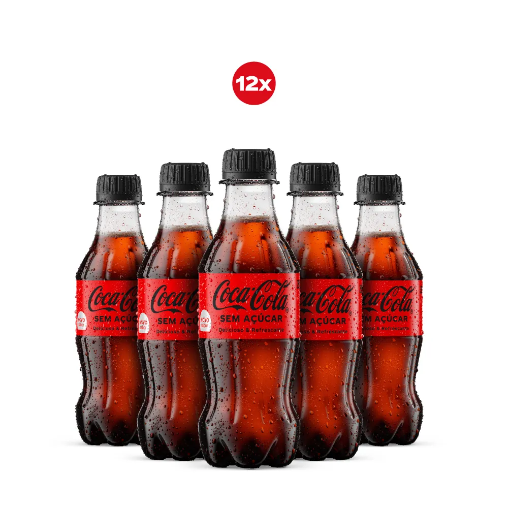 COCA COLA PET ZERO ACUCAR 12X250ML