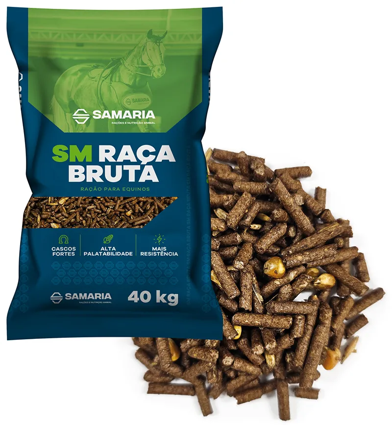 RAÇÃO SAMARIA SM RAÇA BRUTA 40KG