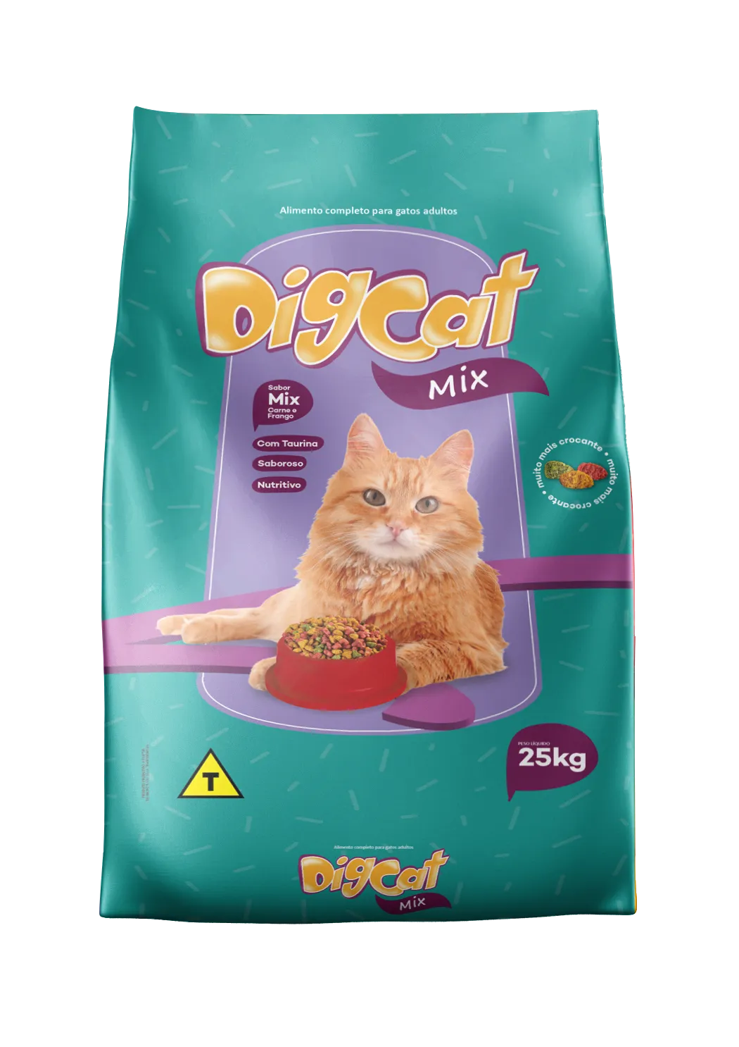 RAÇÃO DIGCAT MIX BVC 25KG