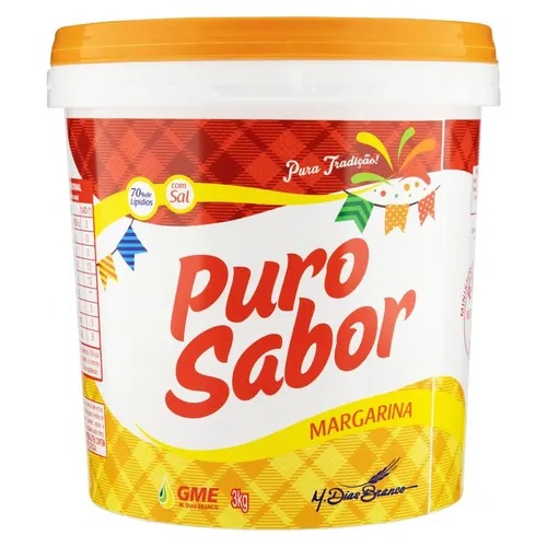 MARGARINA PURO SABOR BALDE 3KG