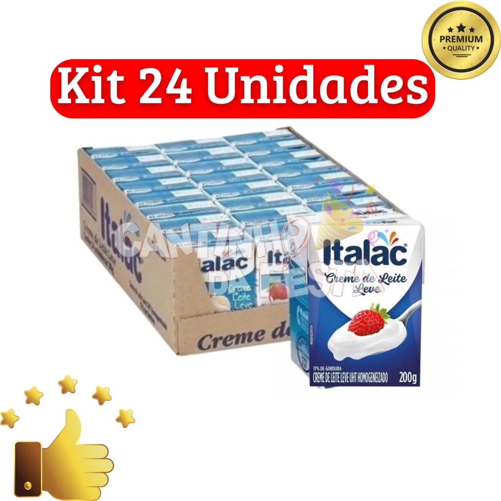 CREME DE LEITE ITALAC FD 24X200G